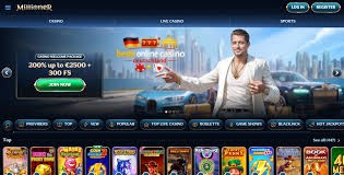 Millioner Casino Deutschland mit 200 % Bonus bis 2.500 € und 300 Freispielen im Online Casino